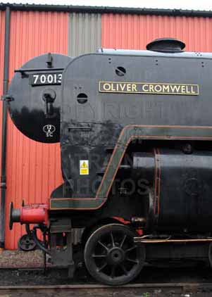Purchase photo of 70013 OLIVER CROMWELL at Crewe Heritage Centre